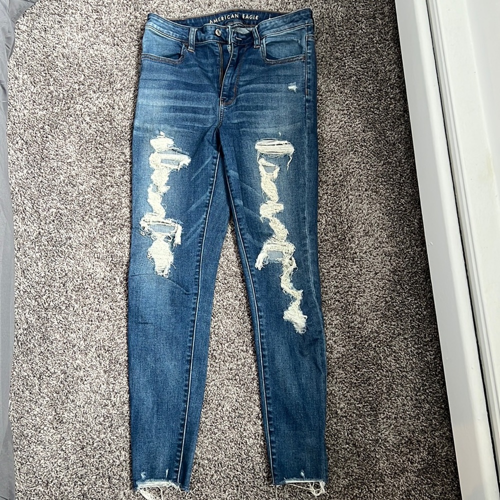 American Eagle Super High Rise Jegging Jeans